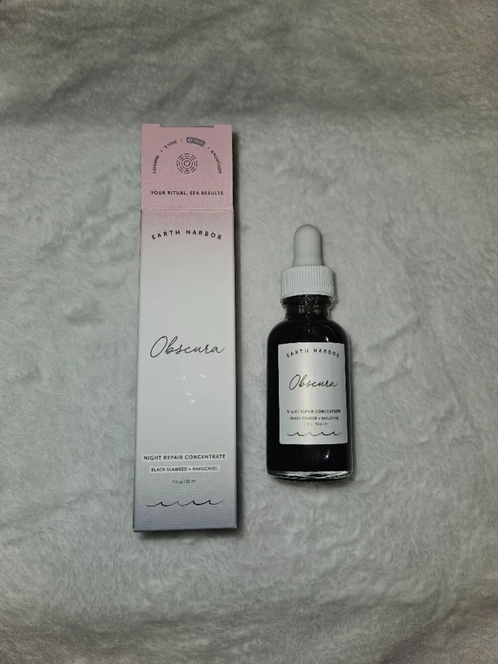 NWT NIB Earth Harbor Botanicals Obscura Night Repair Concentrate - 1 fl oz/30 ml